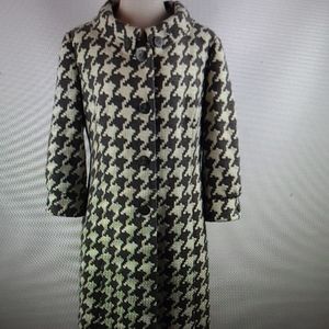 Anthropologie TABITHA Gray and White Coat